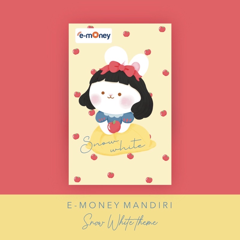 Princess Snow White Disney theme Flazz card gen 2 / e-money Mandiri