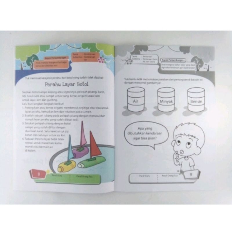 ORI satu paket buku TK kelompok B semester 1 dan 2 penerbit bintang