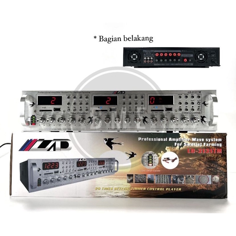 Amplifier Ampli Walet LAD LD 3131TM 6 Channel LD 3131 TM