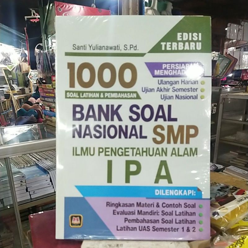 Jual BUKU 1000 BANK SOAL NASIONAL SMP ILMU PENGETAHUAN ALAM. | Shopee ...