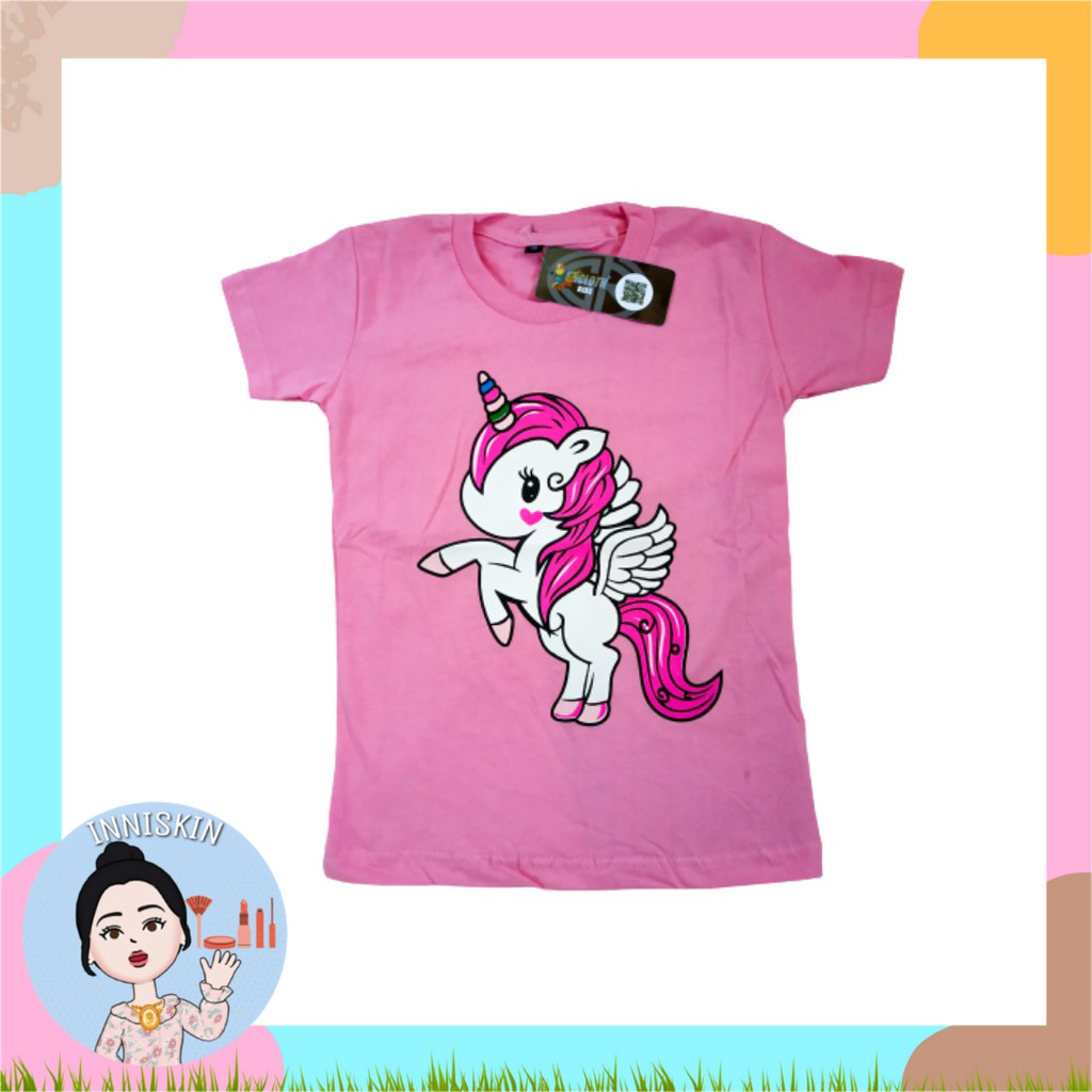 Baju Anak Unicorn / Baju Anak Cewek unicorn / Baju Umur 1-8 tahun