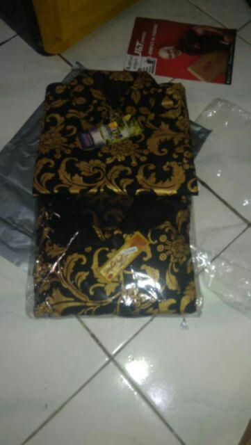 Baju Batik Gamis Couple Talita Gamis Muslim Syari
