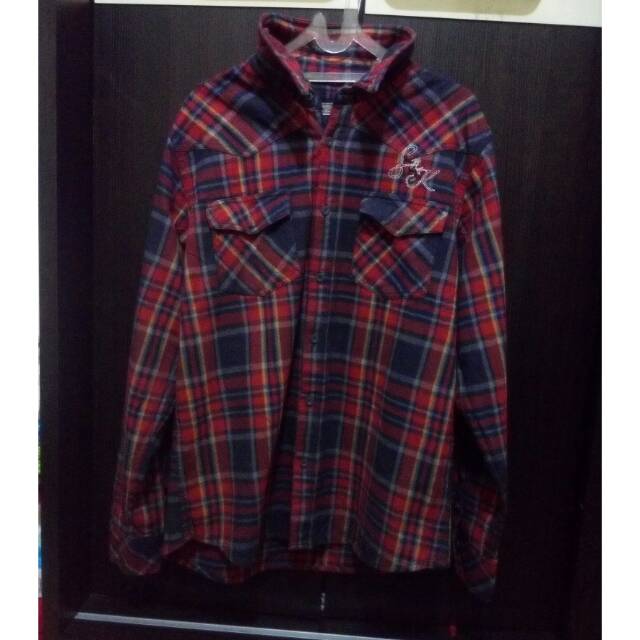 Kemeja flannel wanita SAMUEL&KEVIN #PRELOVED#