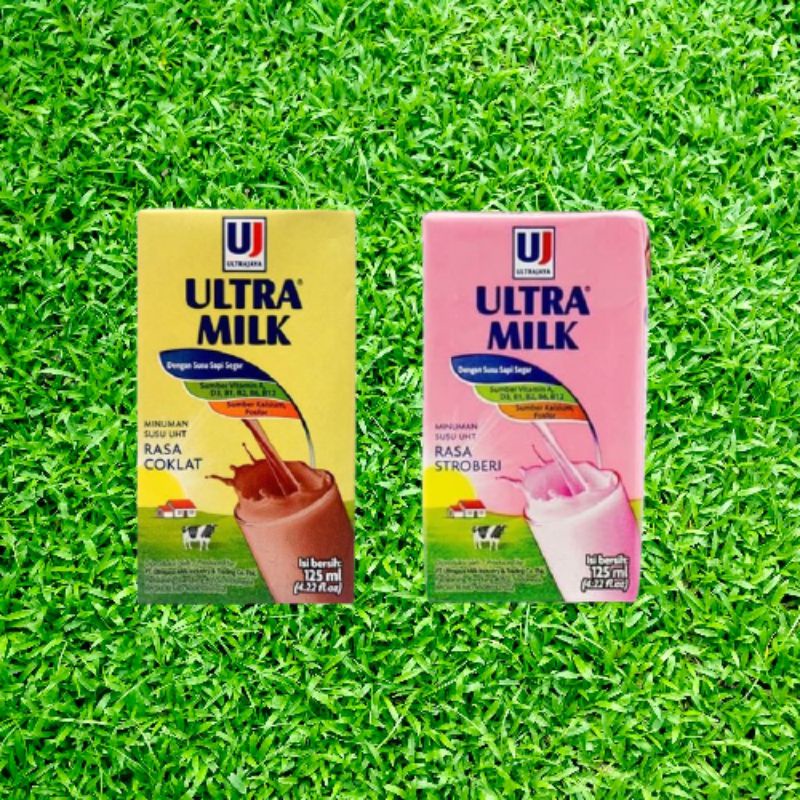 

Ultra Milk UHT - STROBERI - COKLAT 125ml x 40pcs