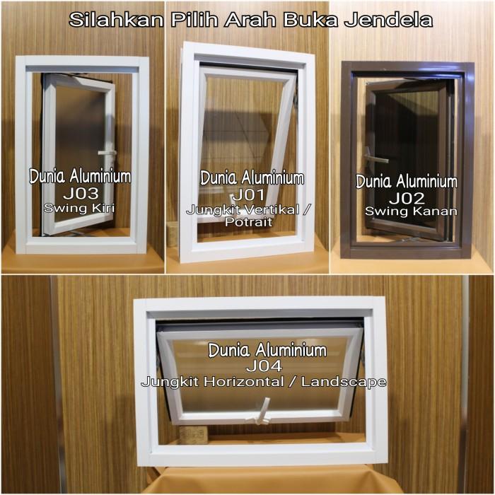 Jendela Jungkit Aluminium Bouven Bouvenlight Boven Cuci Gudang Best Seller