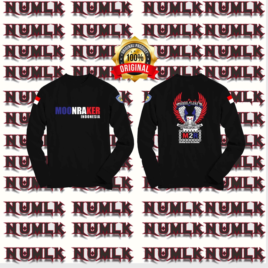 KAOS LENGAN PANJANG MOONRAKER KEREN TERLARIS / SPEED MANIAC IMI