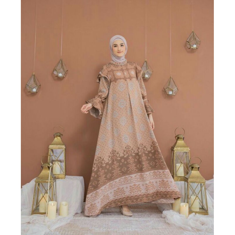 Tenun Dress in harvest ori by GREISY size L ready stok