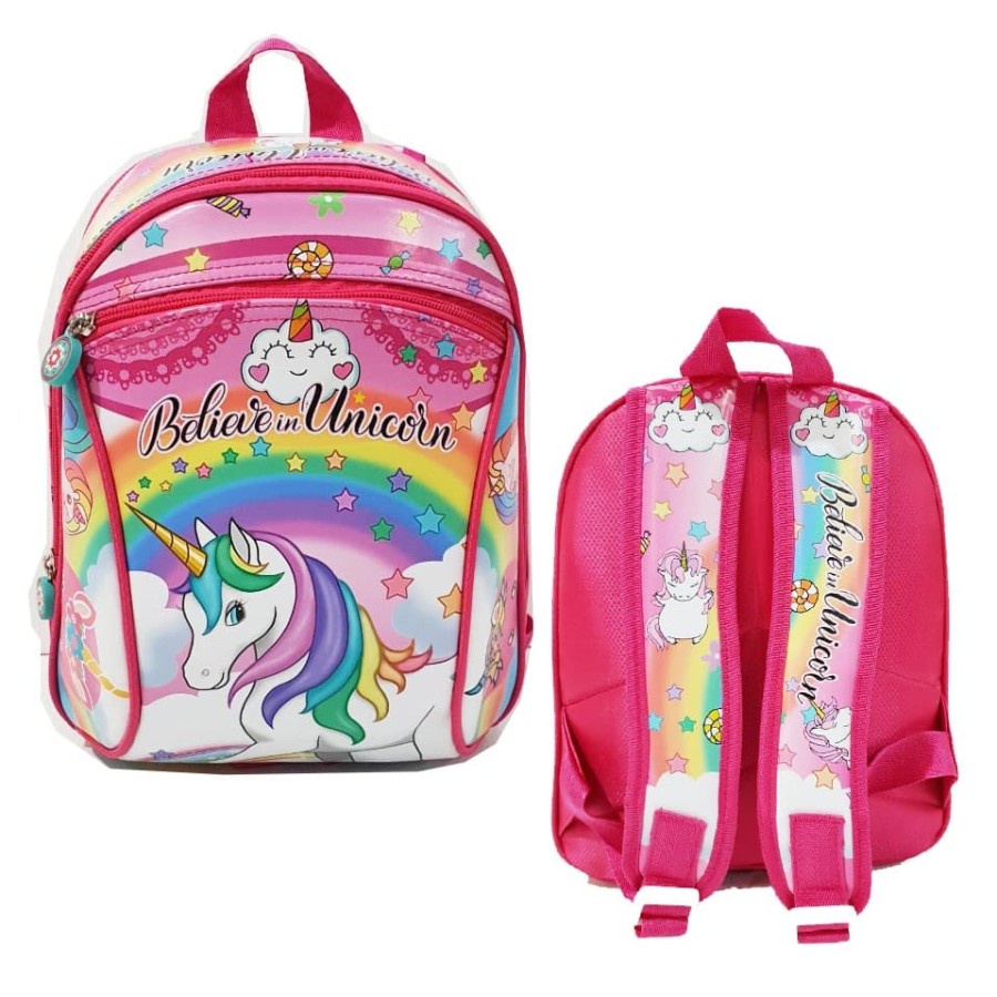 SALE Tas Ransel Anak Sekolah Perempuan dan Laki Laki PG / PAUD GAMBAR KUDA PONY Dan ASTRONOT BENTUK MOBIL Bahan Kain Sponge Anti Air DUA RESLETING KARET