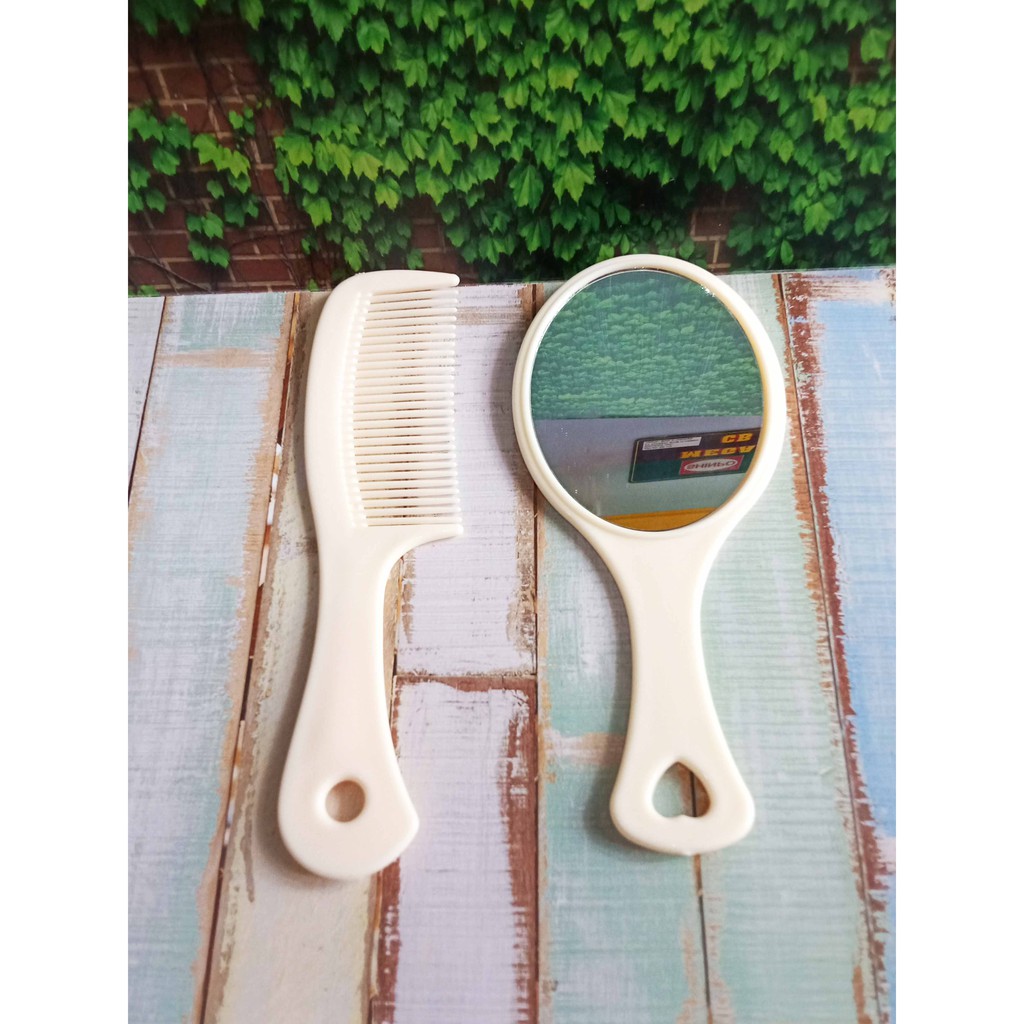 Set Sisir dan Kaca Fancy untuk Anak Merapihkan Rambut Multiwarna