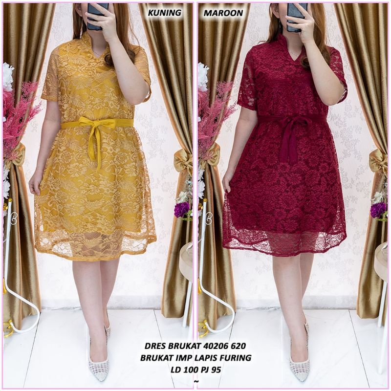 Dress Party Brukat 741/720 (ld 100)