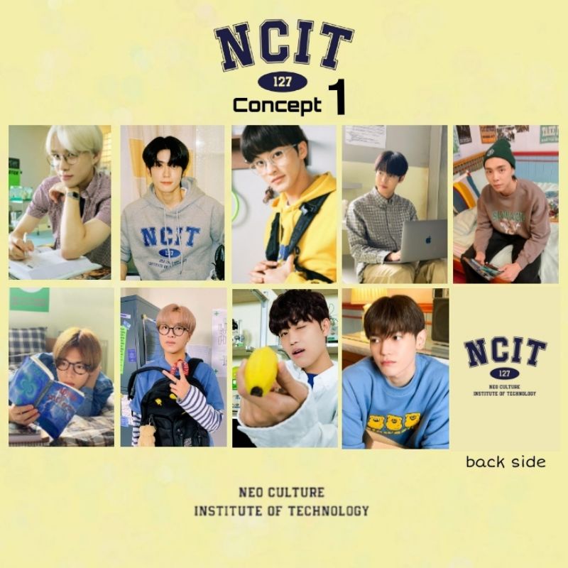 NCT 127 NCIT Neo Culture Institute of Technologi Acrylic Clear Keychain Gantungan Kunci Akrilik