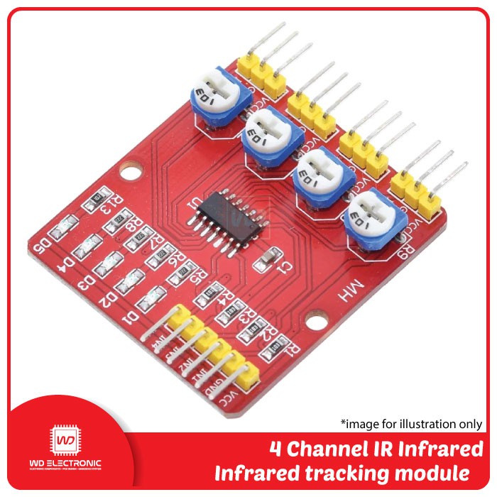 4 Channel IR Infrared tracking module 4 Infrared Avoidance sensor