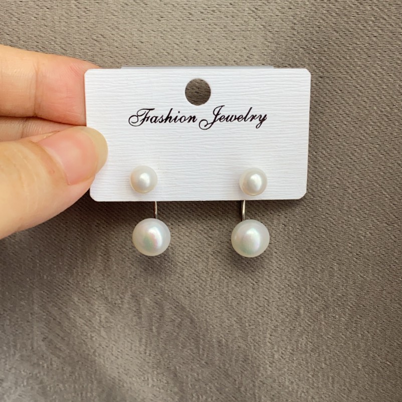 Anting Mutiara Air Tawar ASLI Import korea S925 Sterling Silver - A014