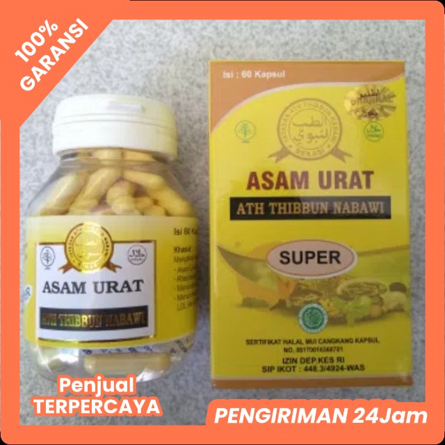 ¿302\ Asam Urat Herbal / Asam urat Super /Asam urat ath thibun nabawi / Asam urat flu tulang