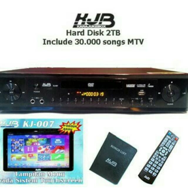 Player karaoke kjb kj 007/dvd karaoke kjb kj007/mesin karaoke kjb kj007