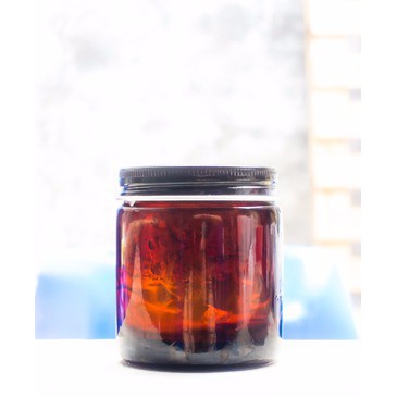 

Glass Jar Pot Kaca Amber Pomade 100ml 100gr