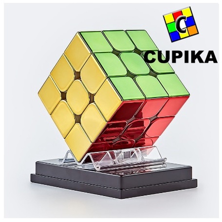 RUBIK 3x3 CHROME CYCLONE BOYS FEIJUE 3x3x3 ASLI Original