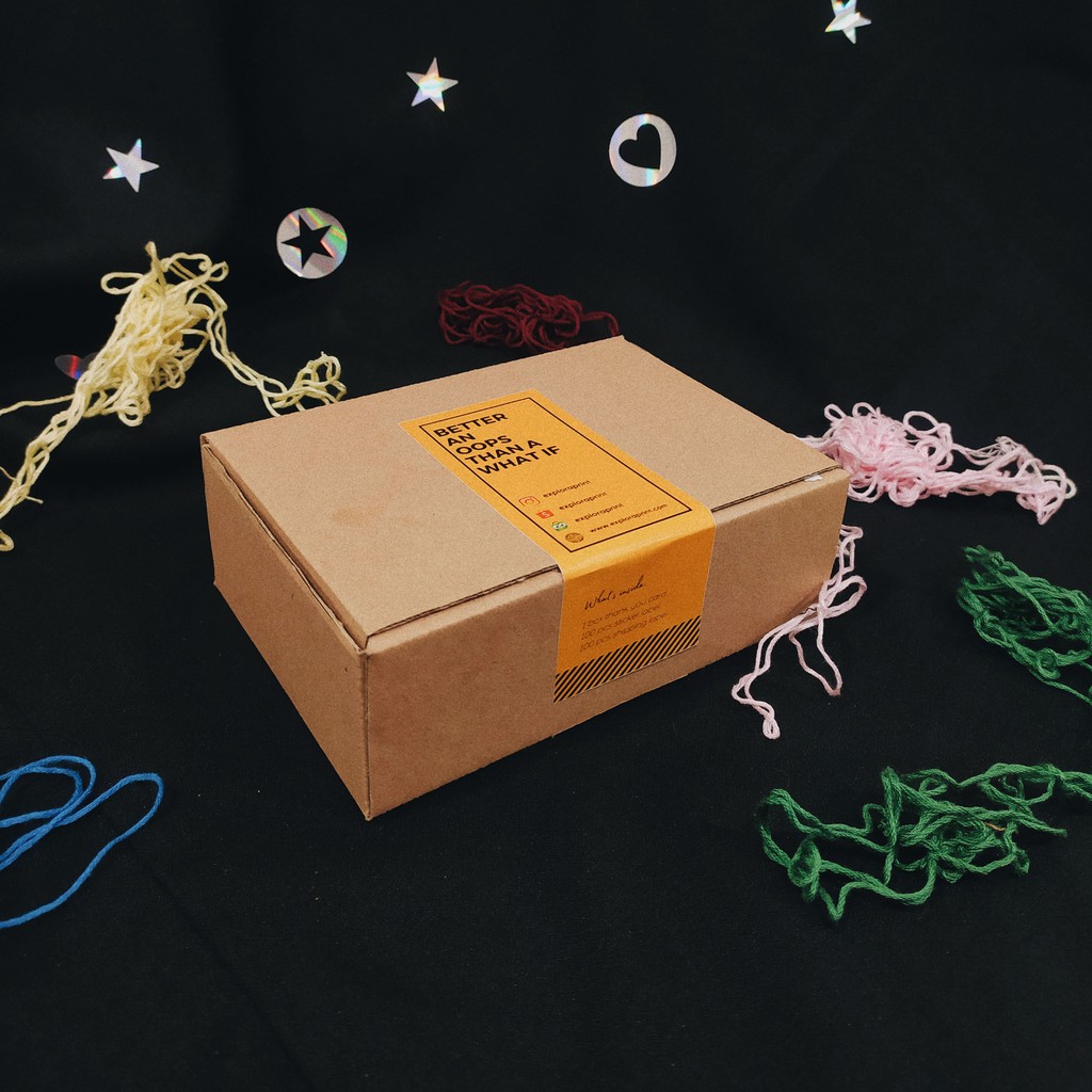 

Stiker Label Segel Packaging Lucu Murah Custom [5x10cm]