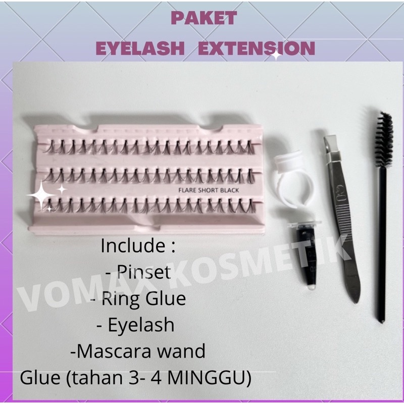 EYELASH EXTENSIONS TAHAN 3-5 HARI ATAU 3-4 MINGGU EKONOMIS  TIDAK PEDIH