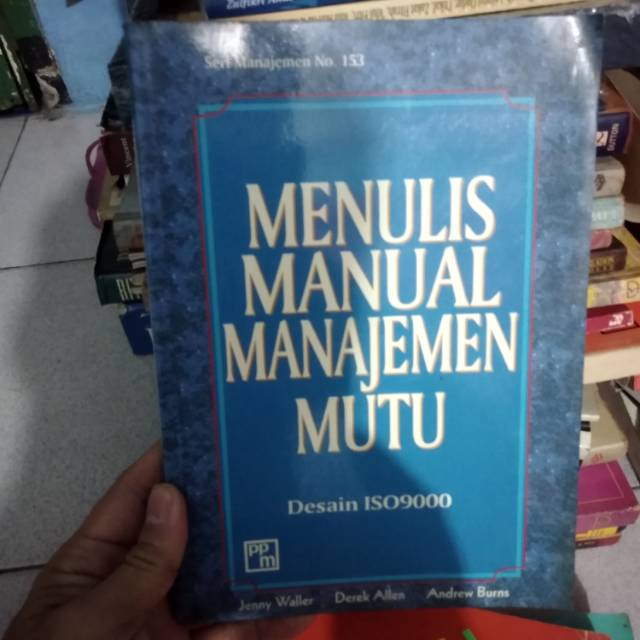 

Buku original - menulis manual manajemen mutu oleh jenne walleer