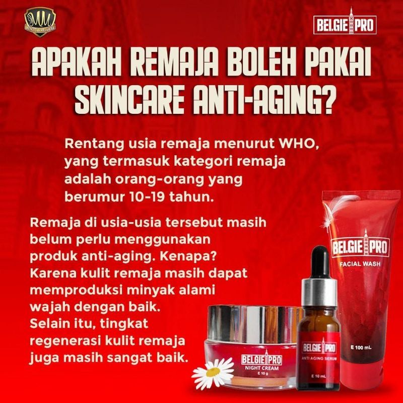 PAKET SERANGKAI SKINCARE BELGIE PRO 100%