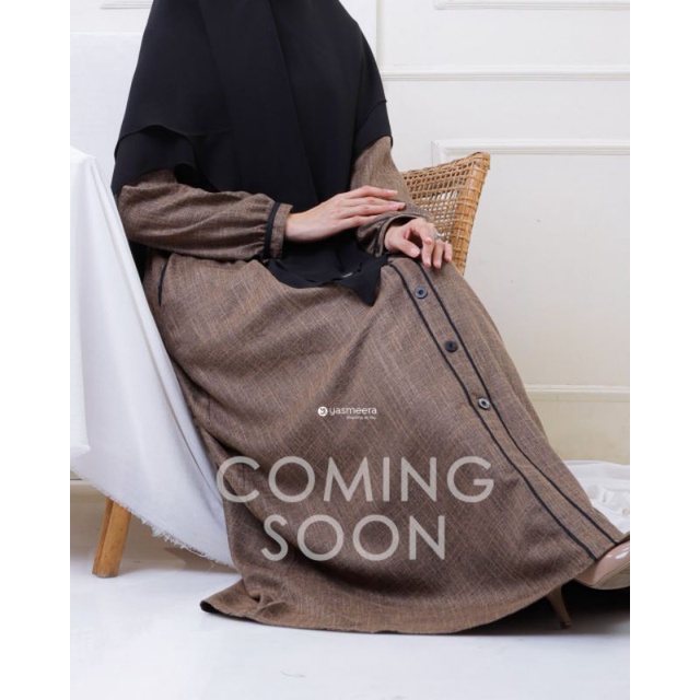 TERBARU Ezra dress 02 || By yasmeera ORI || gamis katun toyobo premium busui friendly simple elegan