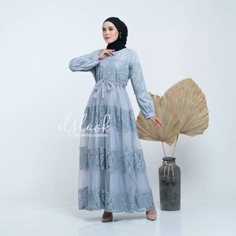 GAMIS PESTA ASMIRANDAH MAXY | DRESS BROKAT BAJU PESTA KONDANGAN BRIDESMAID TUNANGAN NIKAH SERAGAM Ma