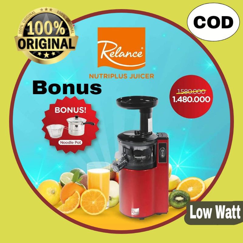 BLENDER JUICER RELANCE SLOW JUICER NUTRIPLUS JUICER