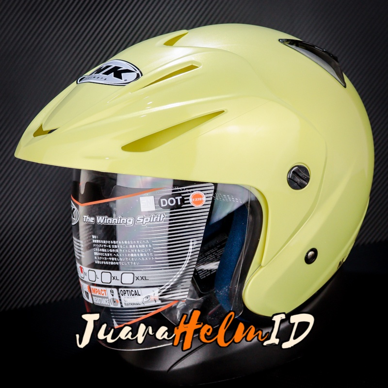 INK HELM CX22 / LIGHT YELLOW / Original CX 22 / HALF FACE