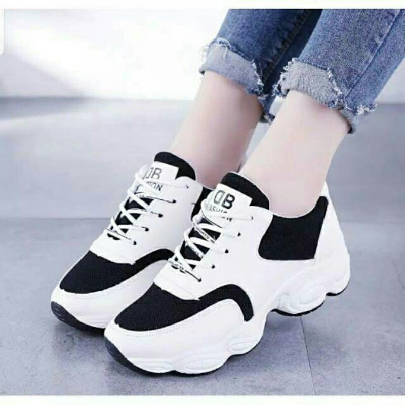 SEPATU WANITA | SEPATU SNEAKERS KETS WANITA KOREA PREMIUM MURAH HIGH QUALITY 075