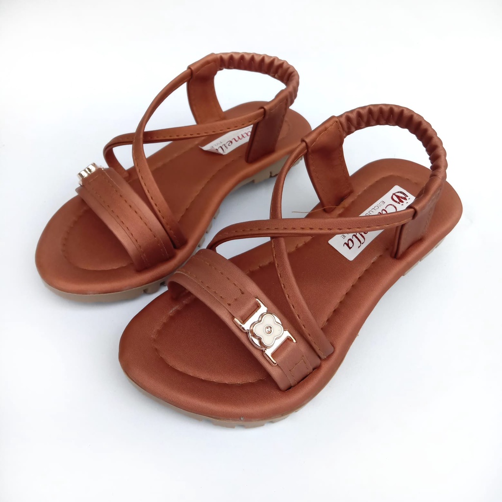 TERBARU!! Sandal Selop Wanita Simple Spon Love