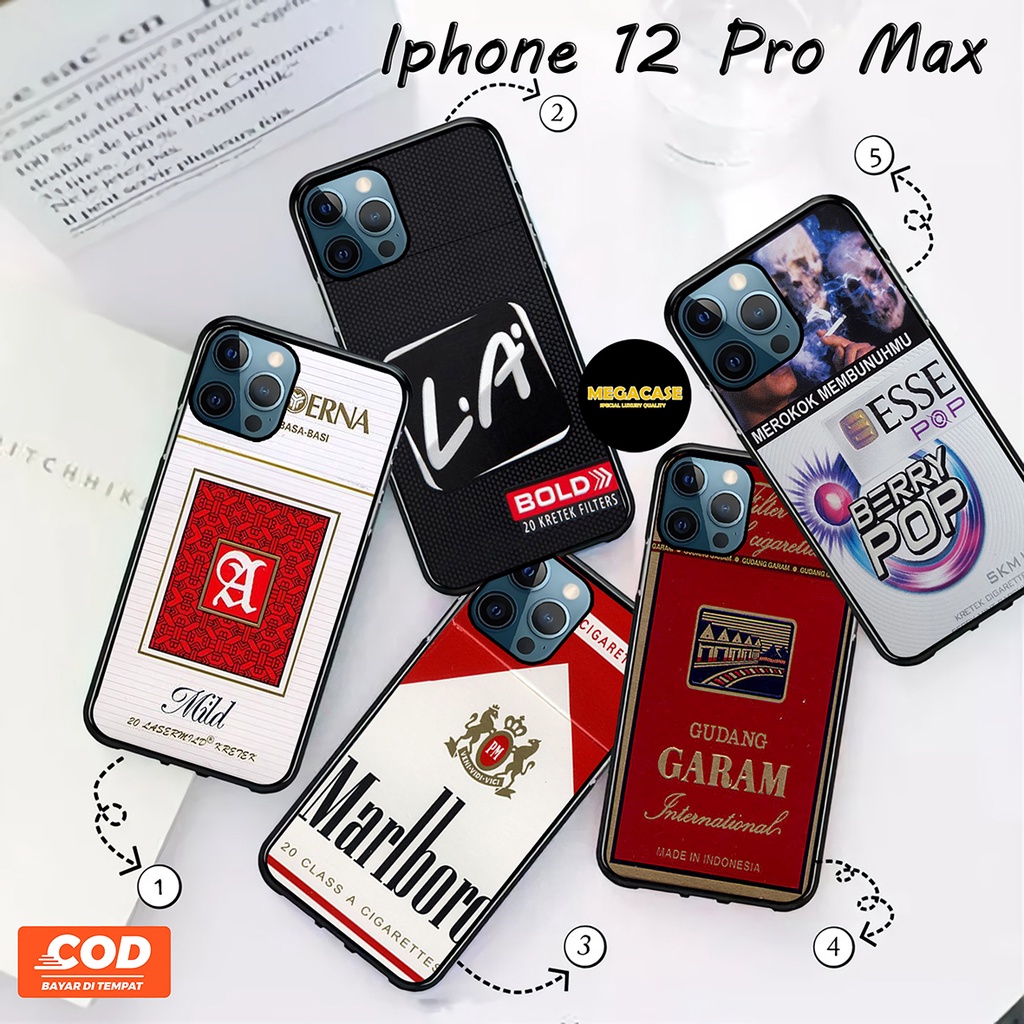 Megacase - Case Rokok Iphone 12 Pro Max / IPHONE 5 / IPHONE 6 / IPHONE 7 / IPHONE 8 / IPHONE 6 LUS /