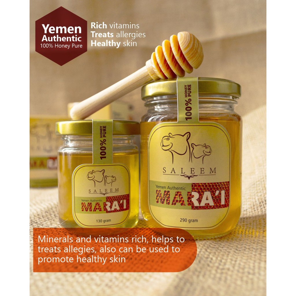 

Madu Yaman Asli Mara'i - Saleem Honey Premium