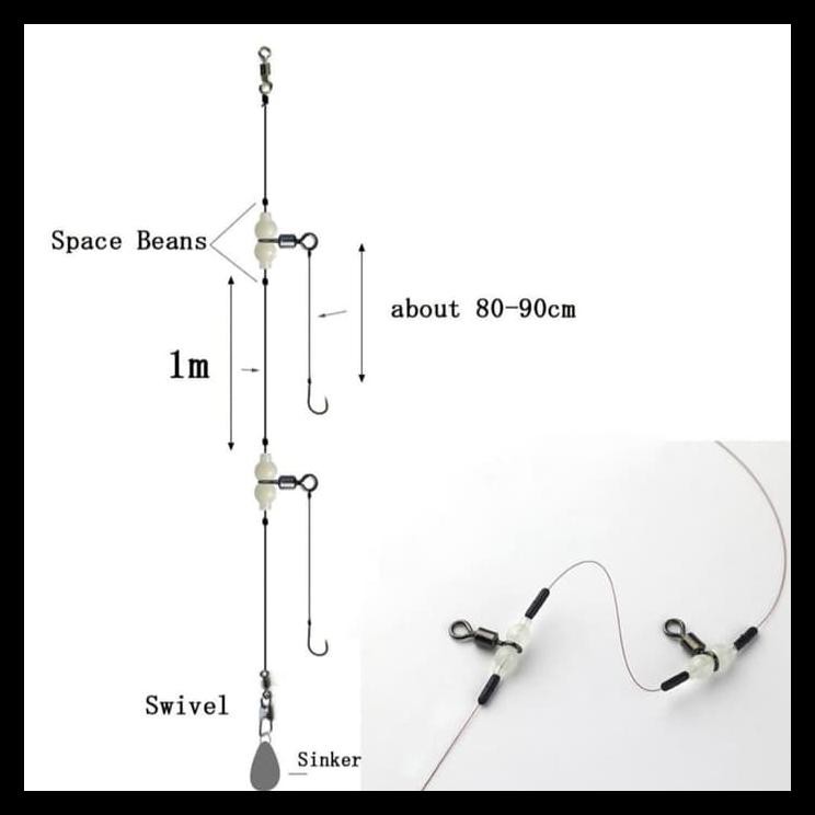 GRATIS  konektor kili kili barrel joint mata kail hook pancing garong umpan
