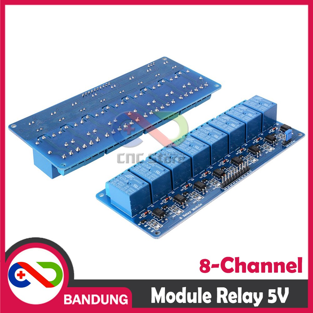RELAY 5V 8 CHANNEL OUTPUT 250VAC 30VDC 10A WITH OPTOCUPLER MODULE