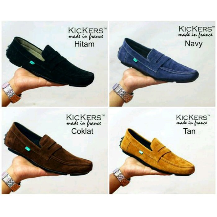 Sepatu Casual Pria Kickers JAVLIN Slop Formal Slipon Kerja