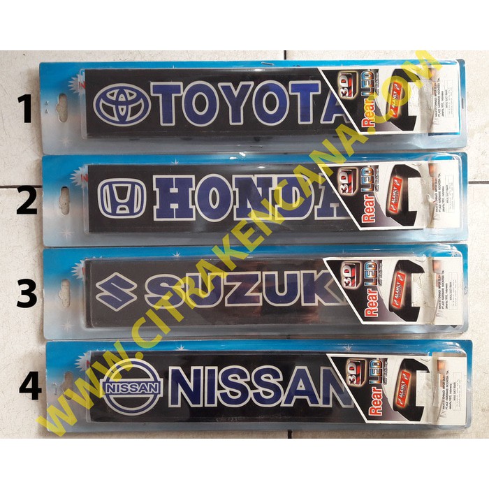 LAMPU LOGO BELAKANG MOBIL