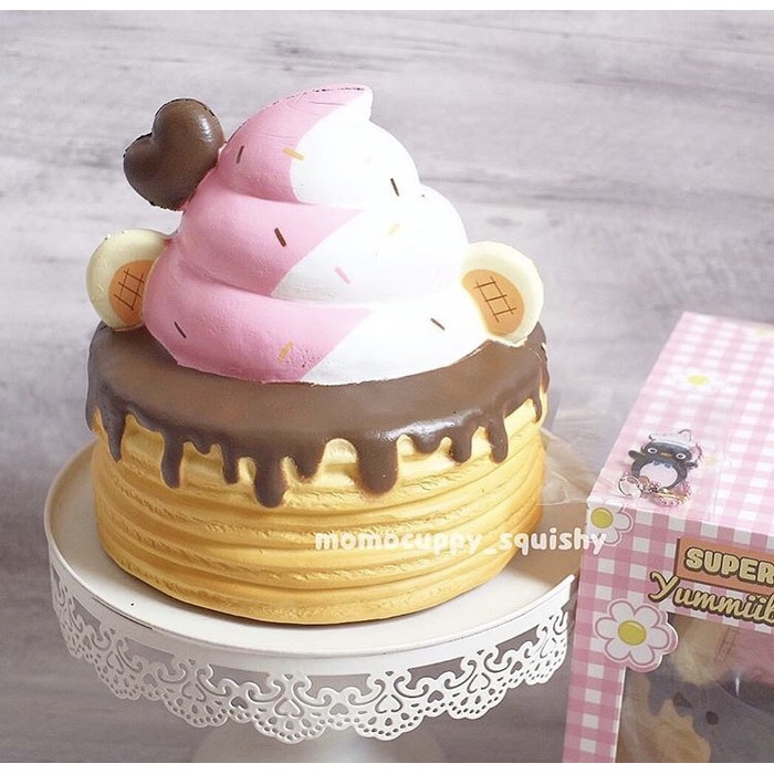 PROMO SQUISHY LICENSED super humongous yummiibear pancake by creamii