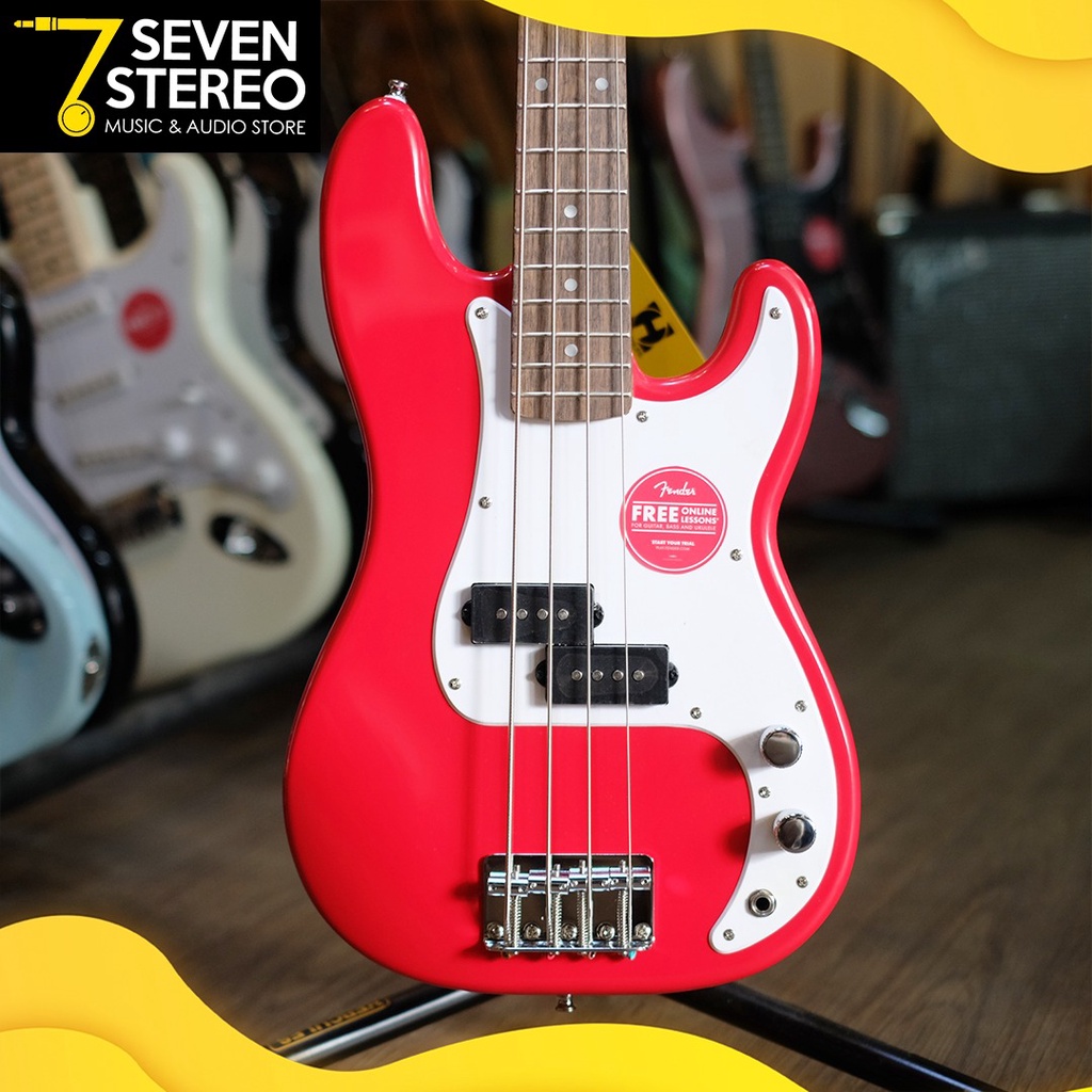 Squier Mini Precission Bass Dakota Red Laurel FB