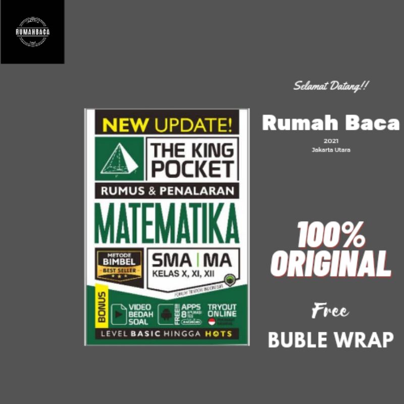 NDS UPDATE THE KING POCKET RUMUS & PENALARAN MATEMATIKA SMA KLS 10,11,12