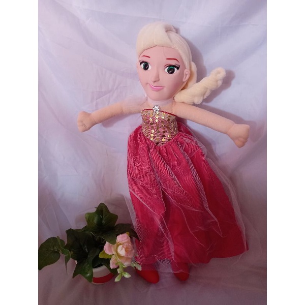 Boneka Frozen Elsa Muka Karet T:60 cm Dijamin Berkualitas SNI Mainan Anak Perempuan/Mewah