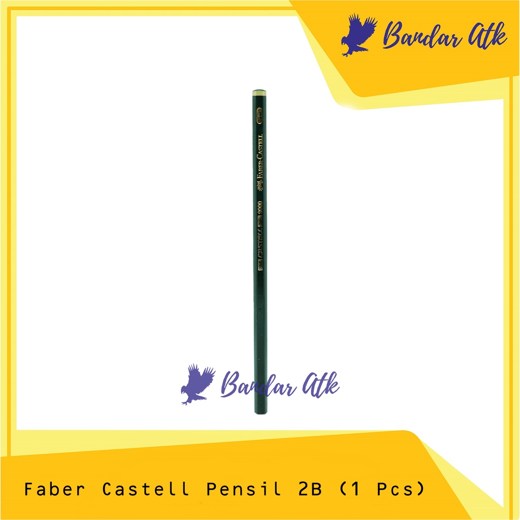 

FABER CASTELL PENCIL 2B Pensil Tulis Komputer Ujian 2B [1 PCS]
