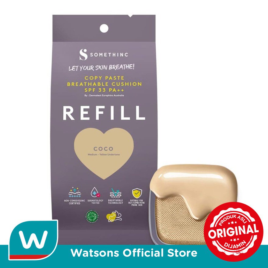 Somethinc Copy Paste Breathable Cushion - Medium Coco (Refill) 15g