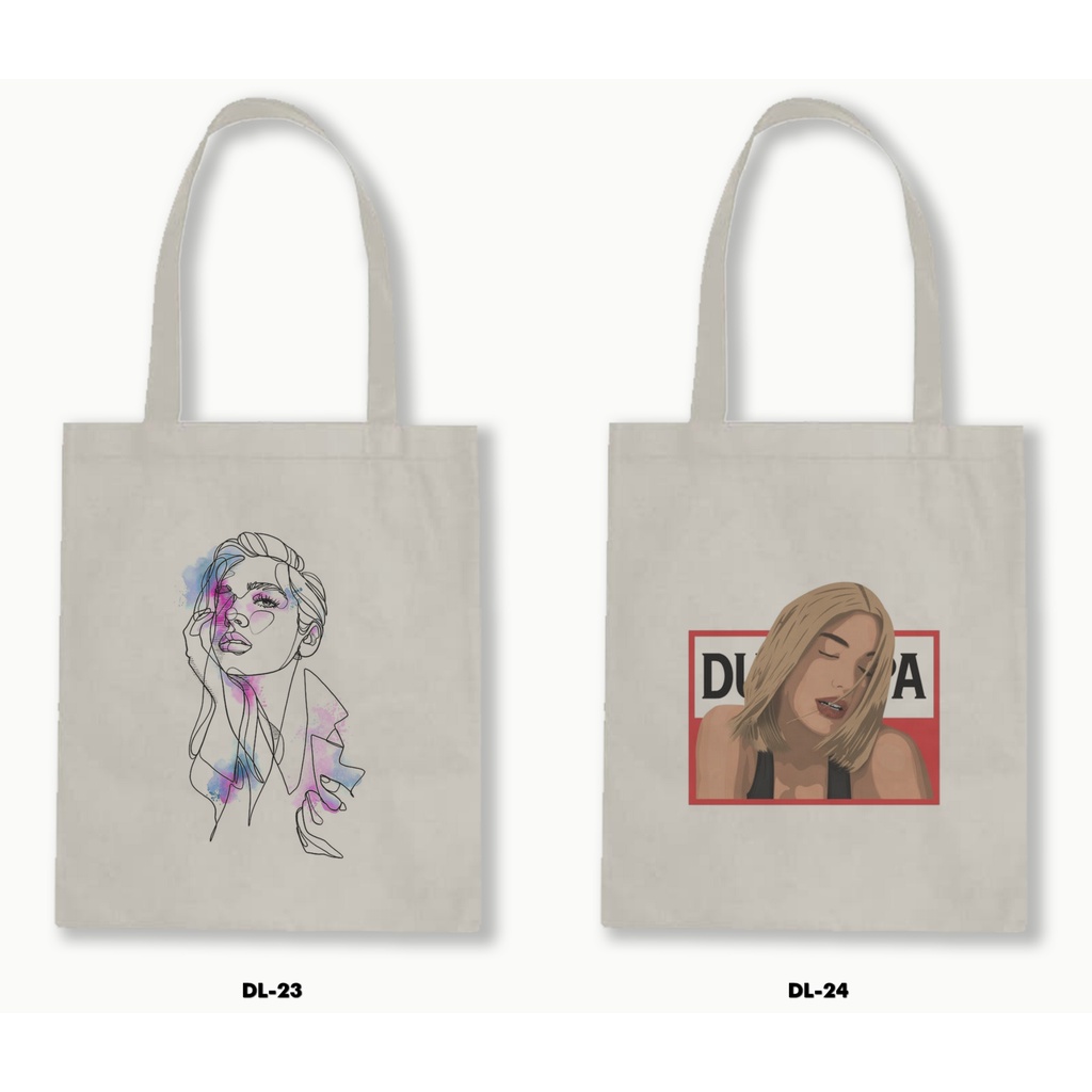 TOTE BAG BLACU - DUA LIPA 02