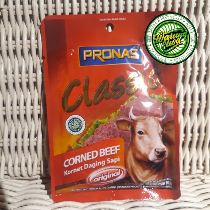 

pronas corned beef sachet - original 50 gram