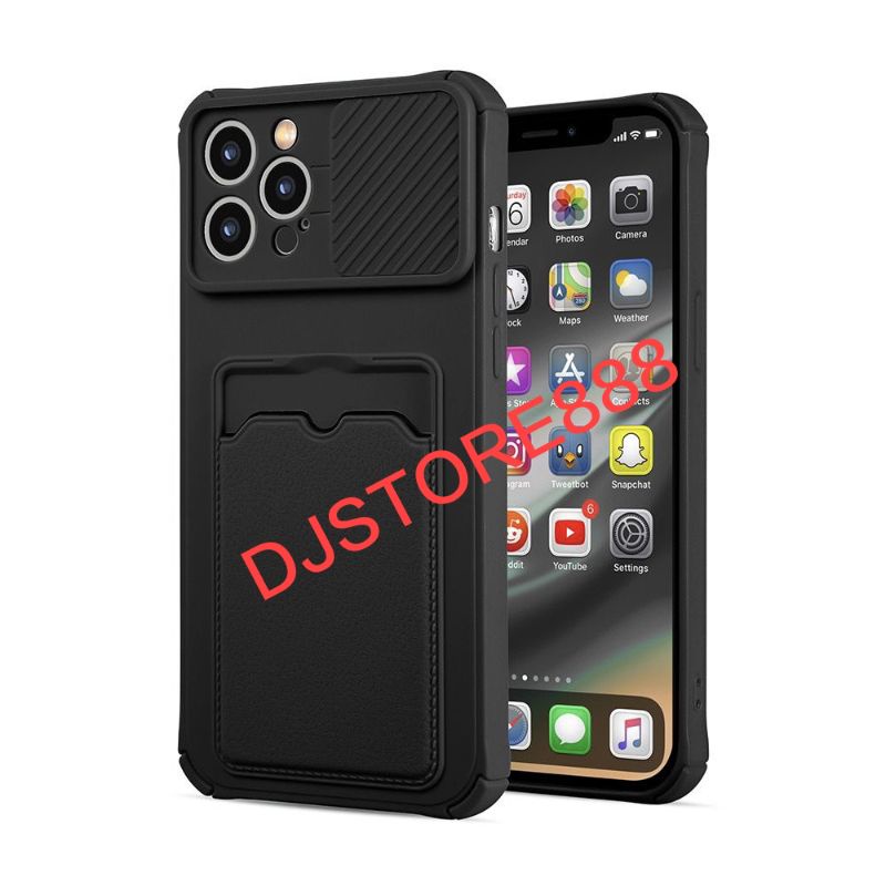 CASE SLIDE SLOT CARD IPHONE 6/ 6PLUS/ IPHONE 7/ 7PLUS/ IPHONE 8/ 8PLUS/ IPHONE X/ XS/ IPHONE 11/ 11PRO/ 11PRO MAX/ IPHONE 12/ 12PRO/ 12PRO MAX/ IPHONE 13/ 13PRO/ 13PRO MAX/ SOFT CASE SLIDE CAMERA PLUS SLIDE SLOT CARD HOLDER