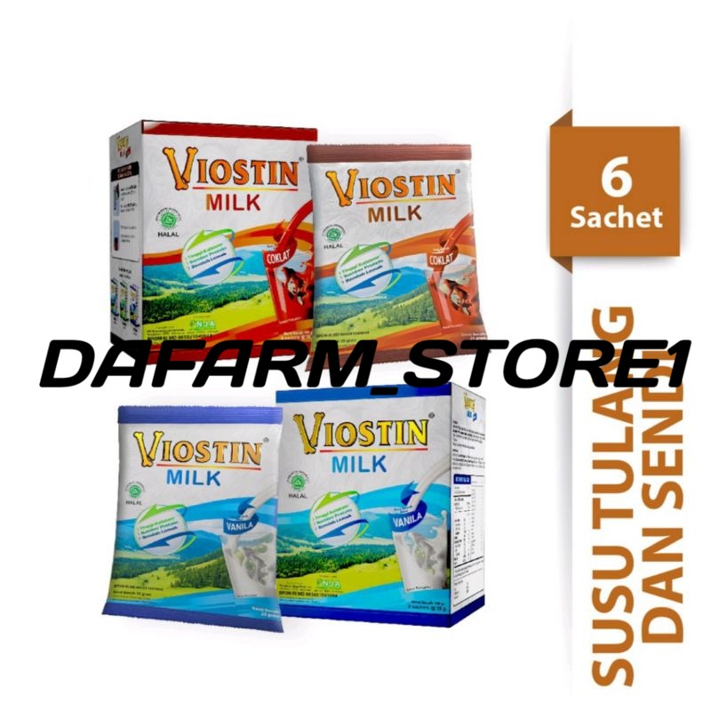 Viostin Milk 1 Box 6 Sachet