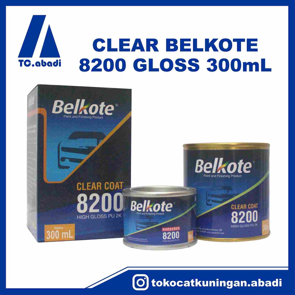 Pernis/Clear Belkote 8200 GLOSS - 250 cc