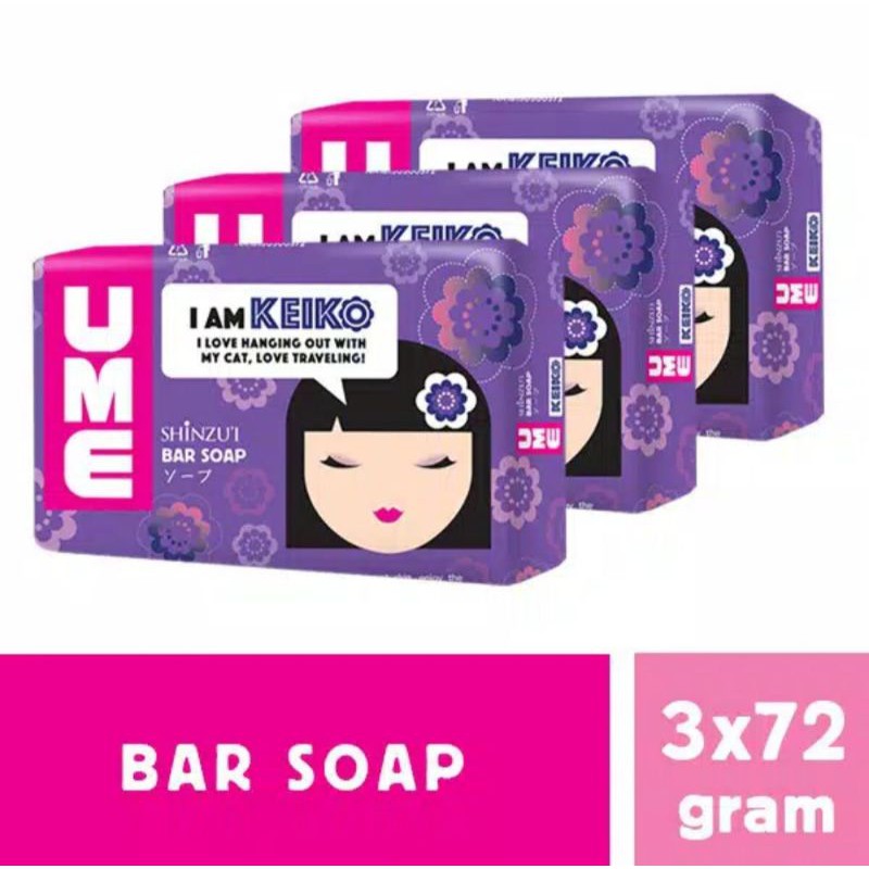 Shinzu'i Ume Keiko 72 gr (1 paket =3 pcs)