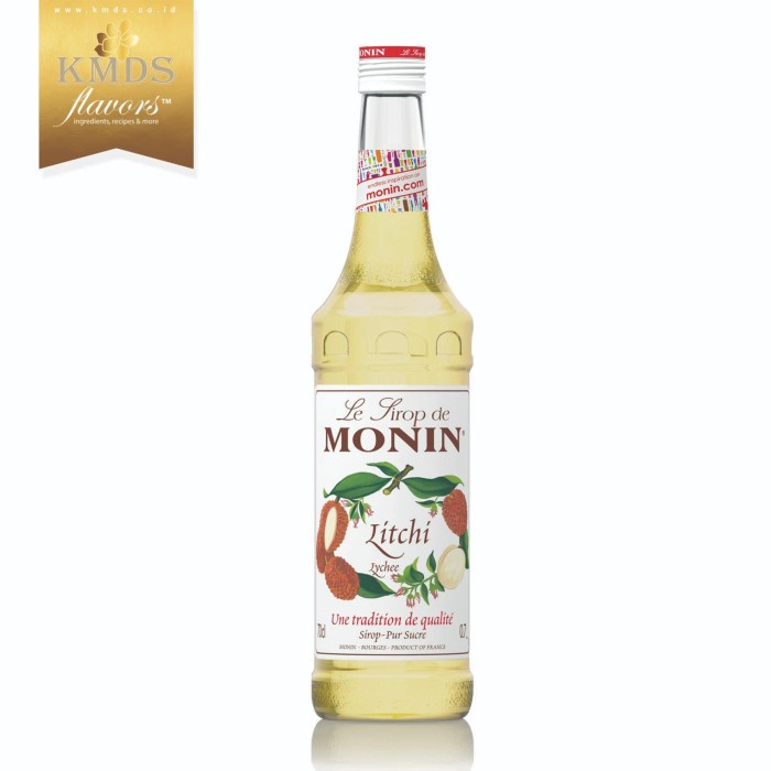 

bf011bb Monin Lychee Syrup 70 Cl 700 Ml Ds201Fs